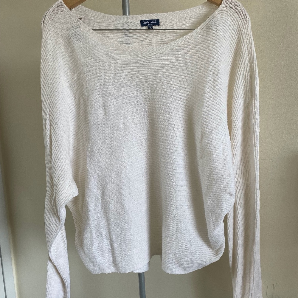 Splendid size small off-white warm sweater